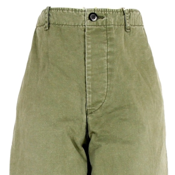 Madewell Chimala Chambray Baggy Trousers Green - Picture 2 of 2